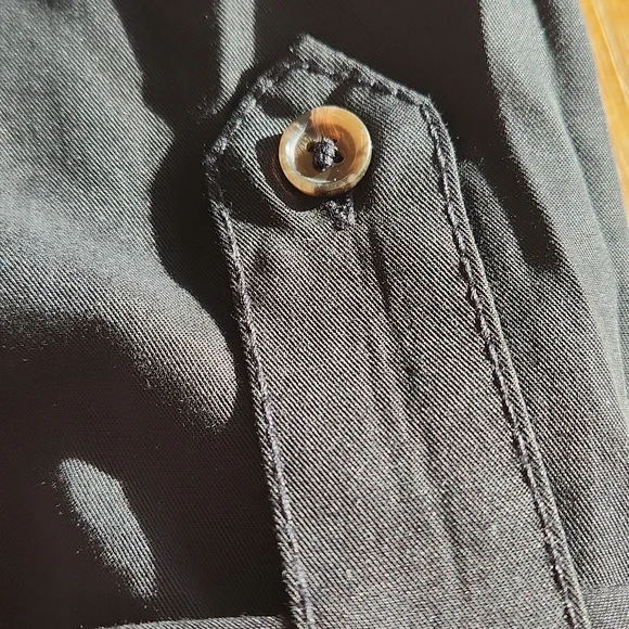 NWT BANANA REPUBLIC BLACK BUTTON DOWN JUMPSUIT - Picture 15 of 15